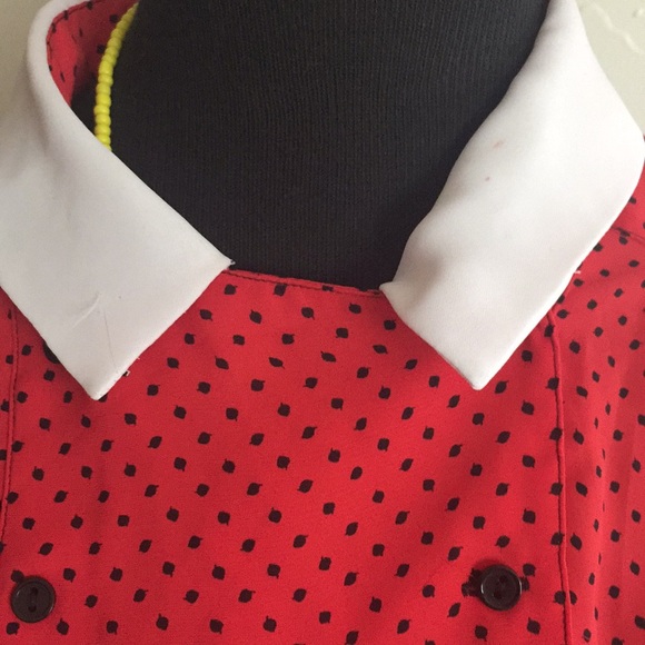 Vintage chiffon dress - Picture 3 of 6